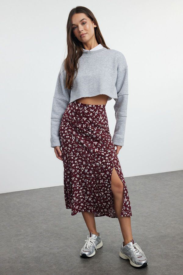 Trendyol Ženska suknja Trendyol Floral Patterned