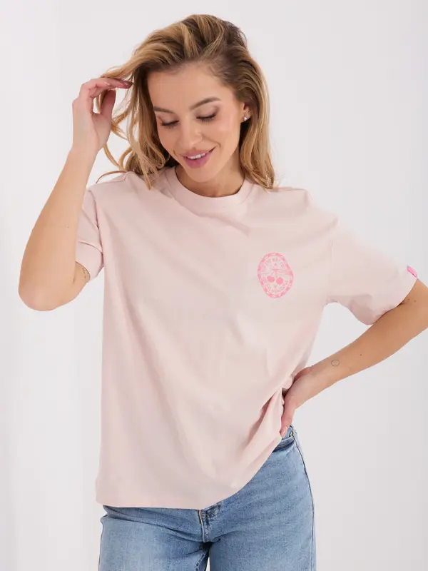 EIGHT 2 NINE Ženska svijetlo ružičasta majica kratkih rukava