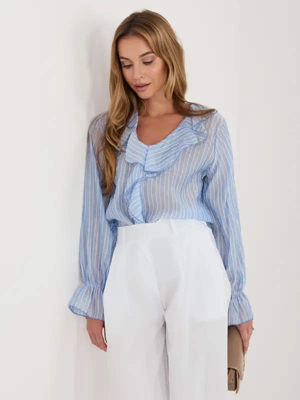Italy Moda Ženska svijetloplava bluza