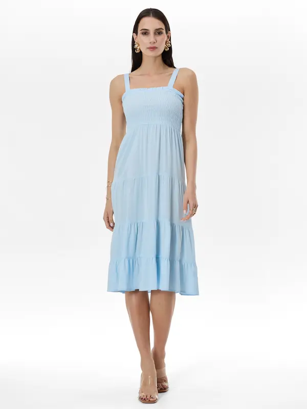 Orsay Ženska svijetloplava midi haljina ORSAY