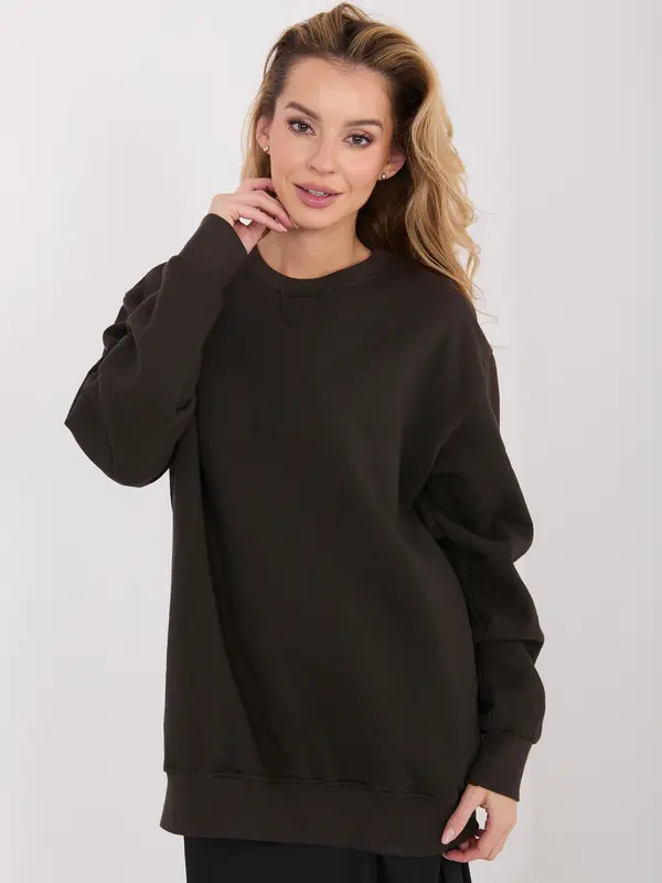 Factory Price Ženska tamnosmeđa majica s kapuljačom