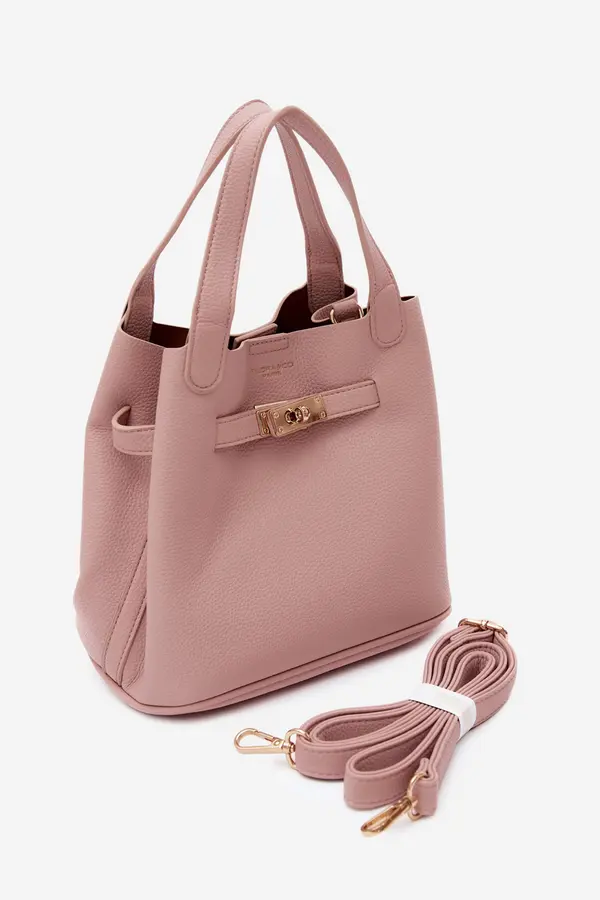 FLORA & CO Ženska torbica Flora&amp;Co od umjetne kože, ružičaste boje
