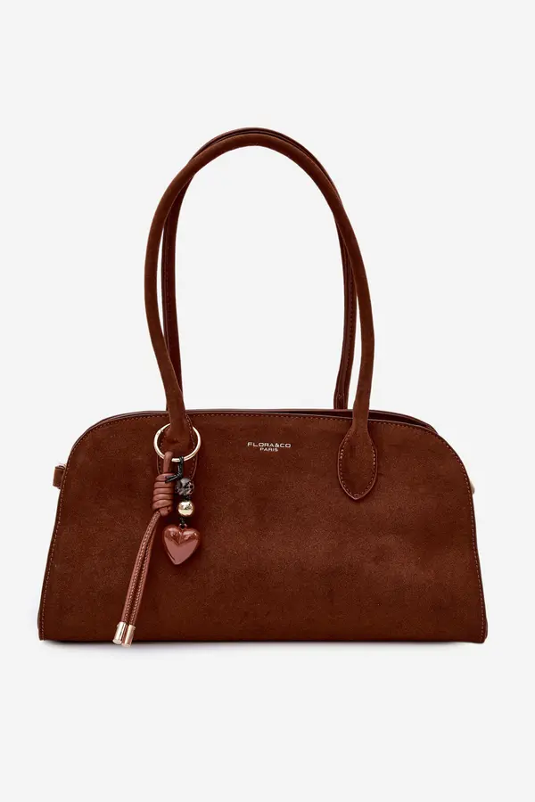 FLORA & CO Ženska torbica Flora&amp;Co s privjeskom Camel Violette
