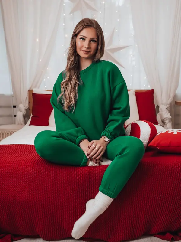 DStreet Ženska trenirka ARIELLA PREMIUM zelena