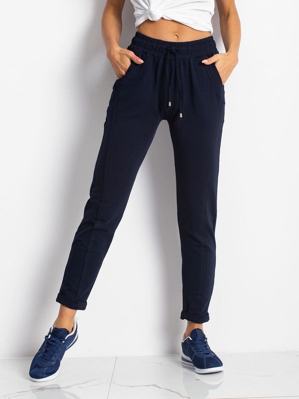 BASIC Feel Good Ženska trenirka donji dio Fashionhunters Navy