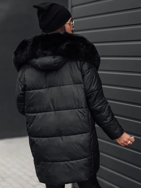 DStreet Ženska zimska jakna FROSTYFIT crna