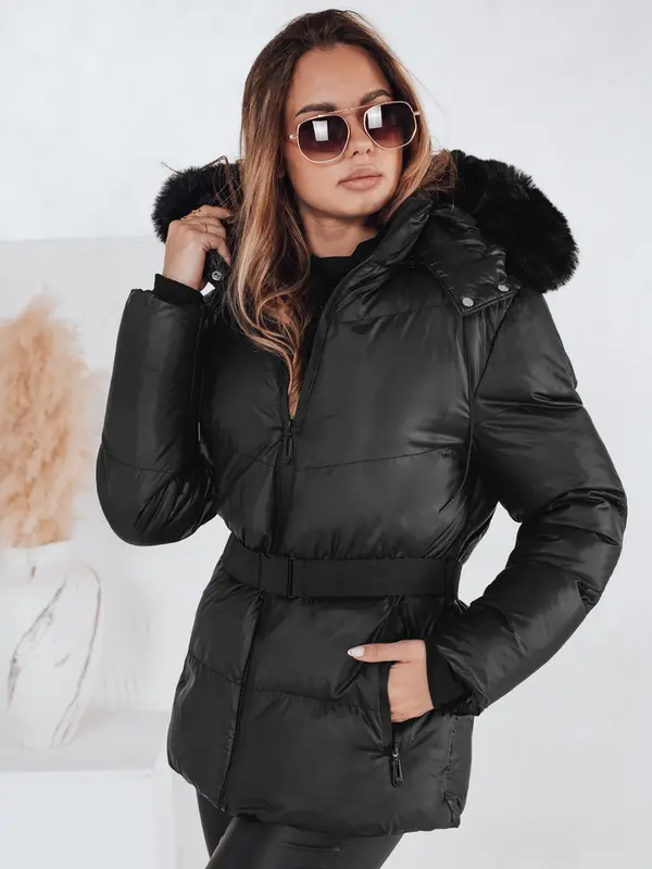 DStreet Ženska zimska jakna LOVELINA crna