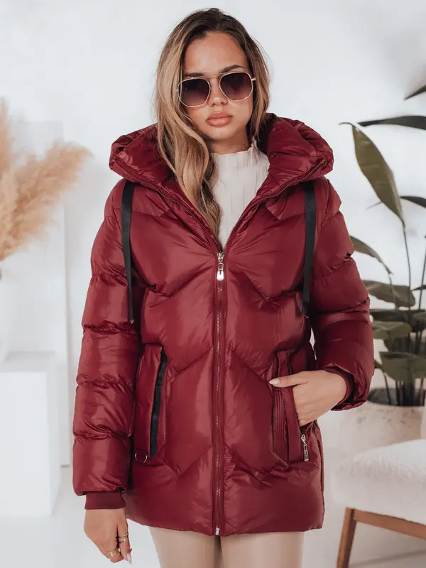 DStreet Ženska zimska jakna SALVONA crvena