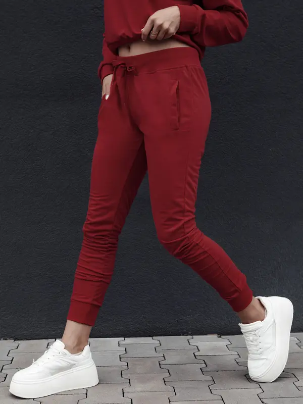 DStreet Ženske bordo trenirke ODLIŽU SE