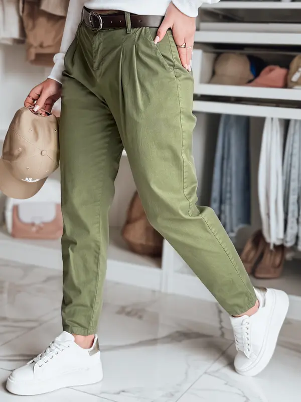 DStreet Ženske chino hlače MODELA kaki