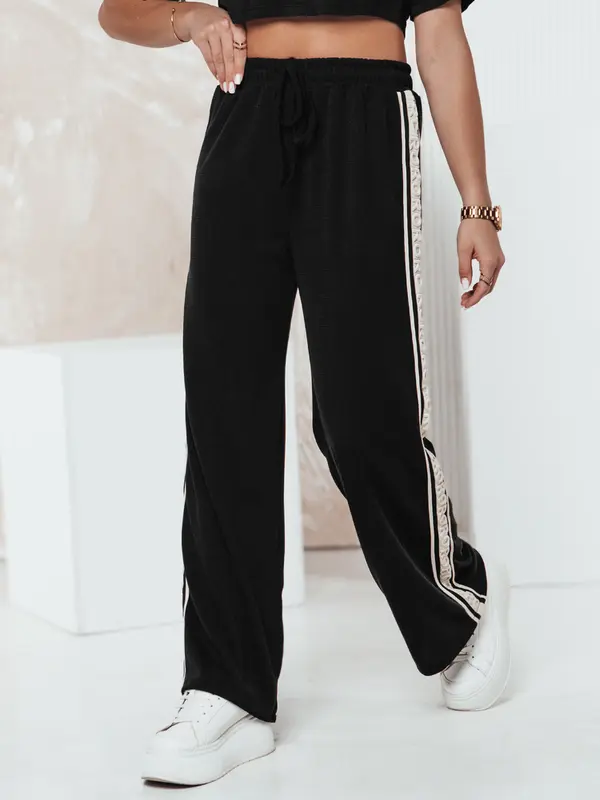 DStreet Ženske crne trenirke VIBEBEX