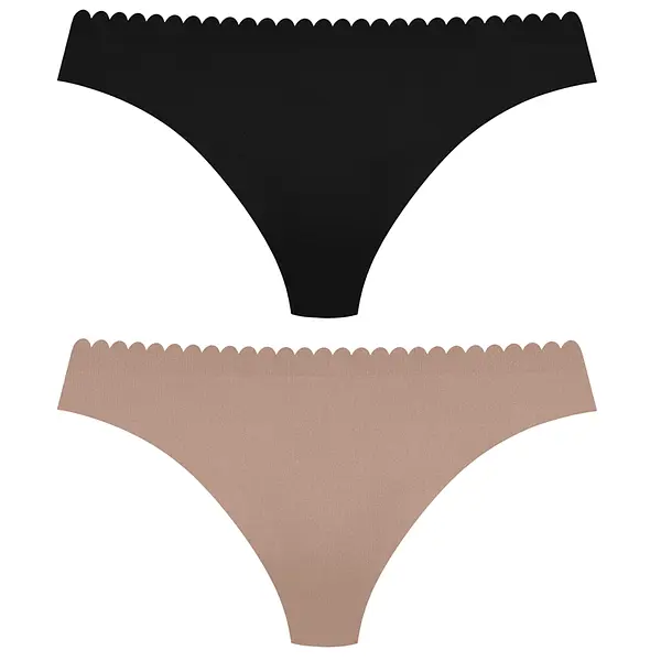 DIM Ženske gaćice DIM BODY TOUCH HIPSTER 2x, crne i bež