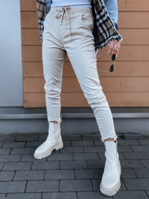 DStreet Ženske hlače DStreet Beige