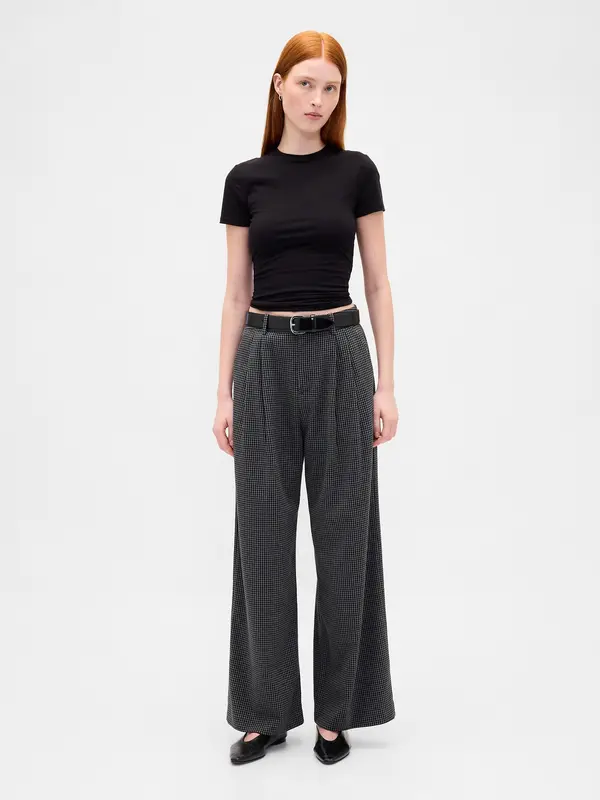 GAP Ženske hlače GAP 365 Twill Pleated