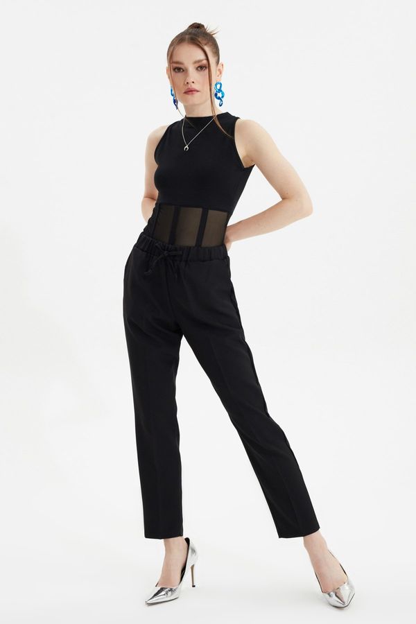 Trendyol Ženske hlače Trendyol Detailed