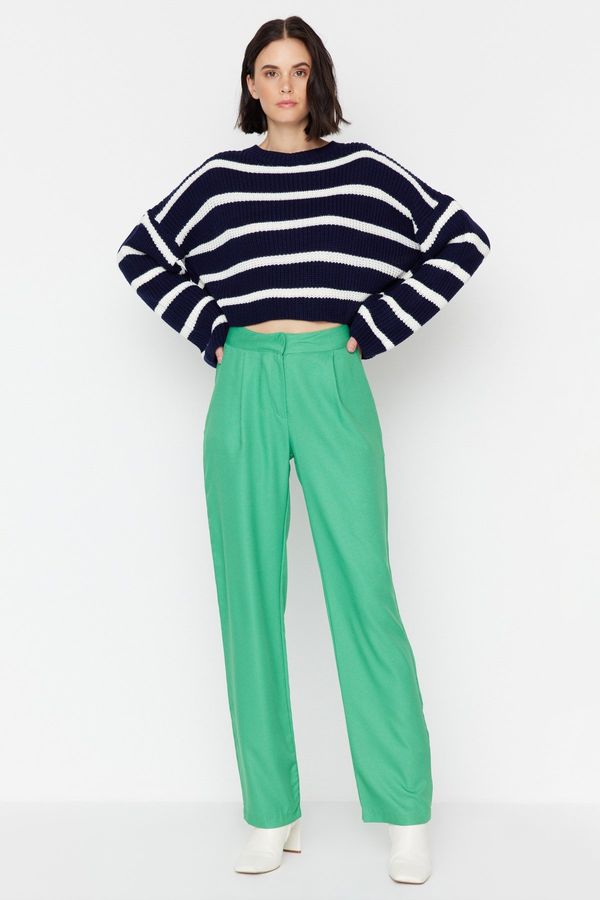 Trendyol Ženske hlače Trendyol Wide cut