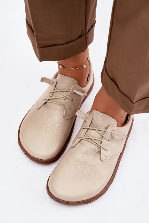 Zazoo Ženske kožne mokasine Barefoot Zazoo