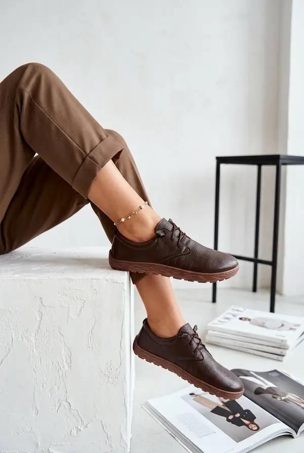 Zazoo Ženske kožne mokasine Barefoot Zazoo