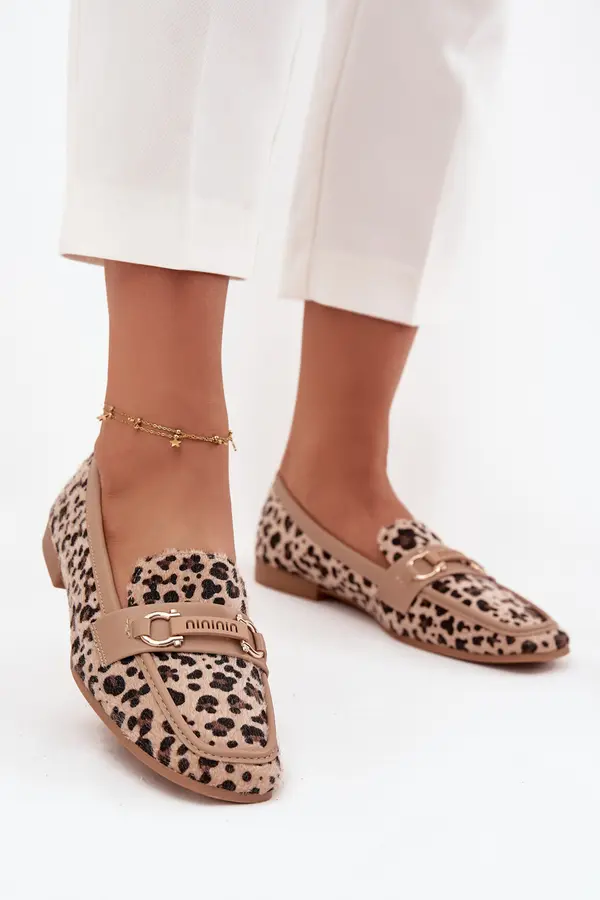 Boto Ženske mokasine s leopard printom