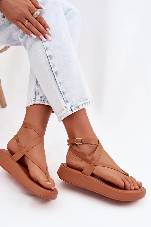 Boto Ženske papuče na platformu Camel Gelira