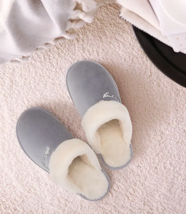 Natural Style Ženske papuče Natural Style NS-080 Sivo-bež boje