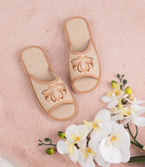 Natural Style Ženske papuče Prirodni stil NS-015 Bež Lotus