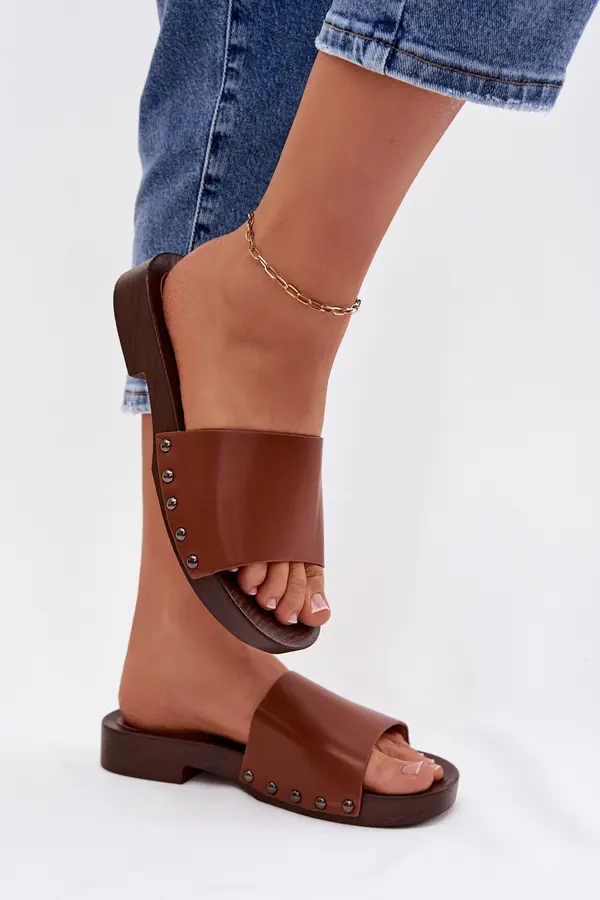 Boto Ženske ravne sandale s kopčom Camel Brinalle