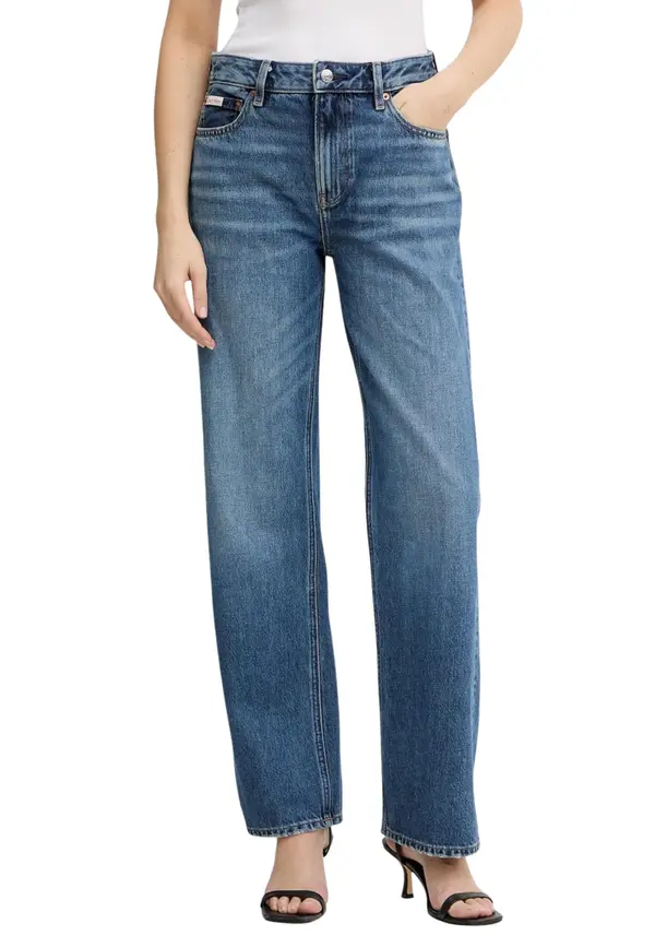 Calvin Klein Ženske ravne traperice Calvin Klein