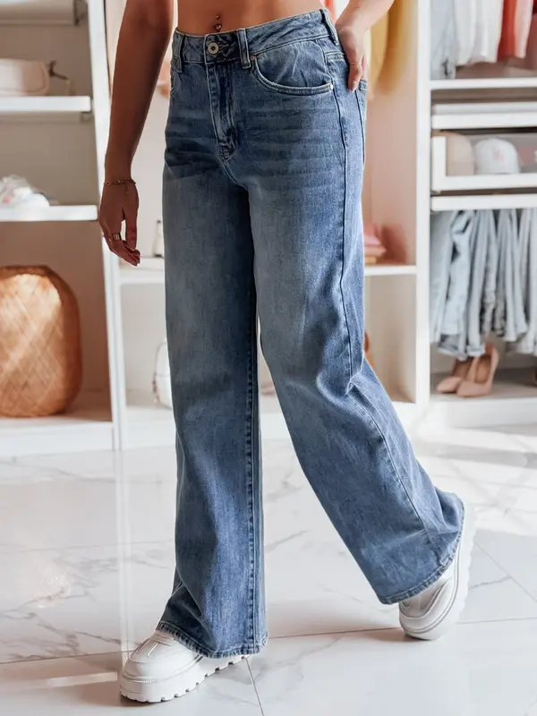 DStreet Ženske široke traperice BAGTRENDY