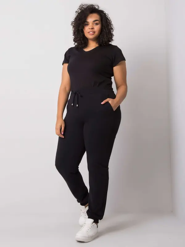 BASIC Feel Good Ženske sportske hlače Fashionhunters Plus-size