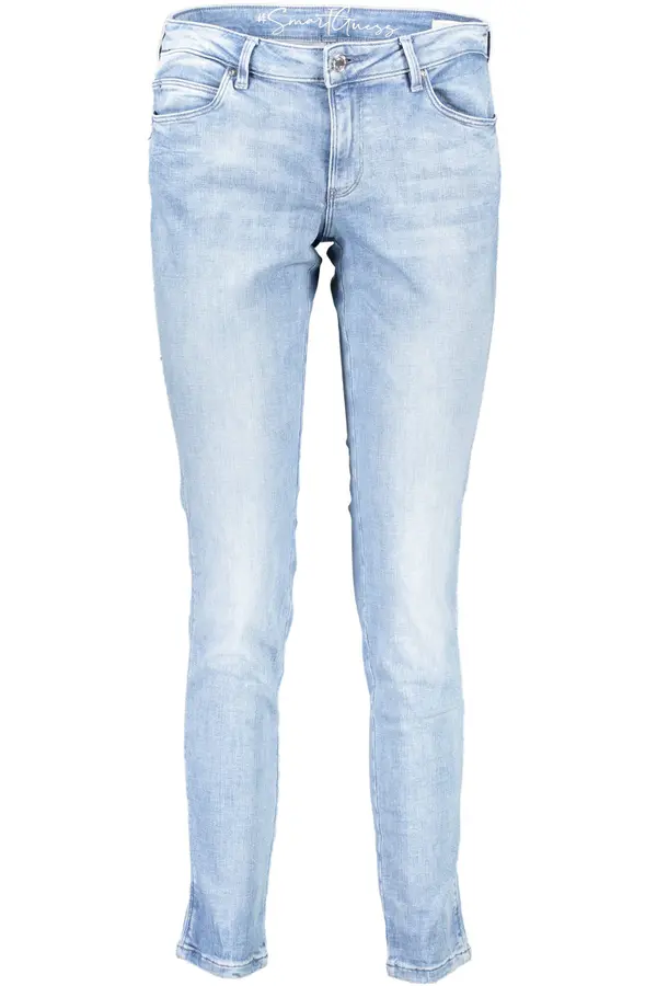 GUESS JEANS Ženske svijetloplave uske traperice GUESS