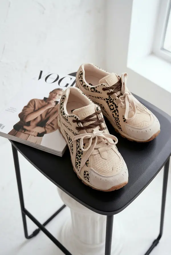 BIG STAR SHOES Ženske tenisice od brušene kože Big Star
