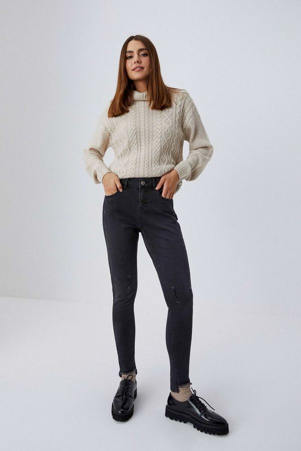 Moodo Ženske traperice Moodo Graphite