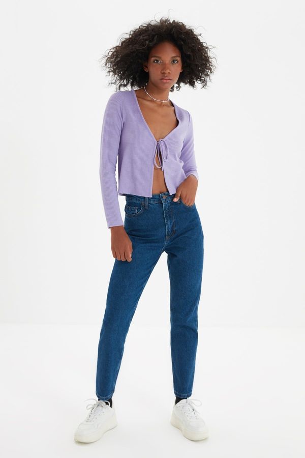 Trendyol Ženske traperice Trendyol High Waist Mom