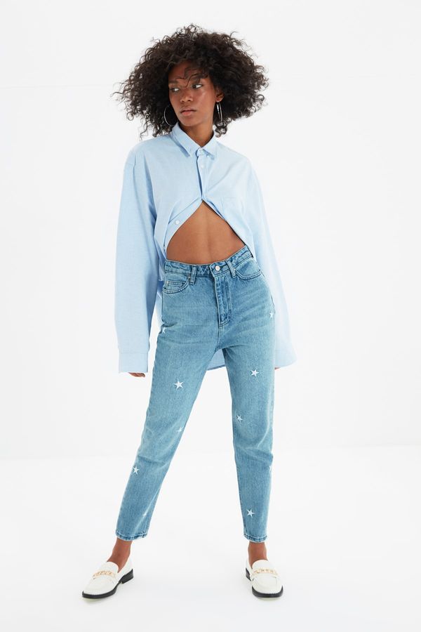 Trendyol Ženske traperice Trendyol Mom jeans