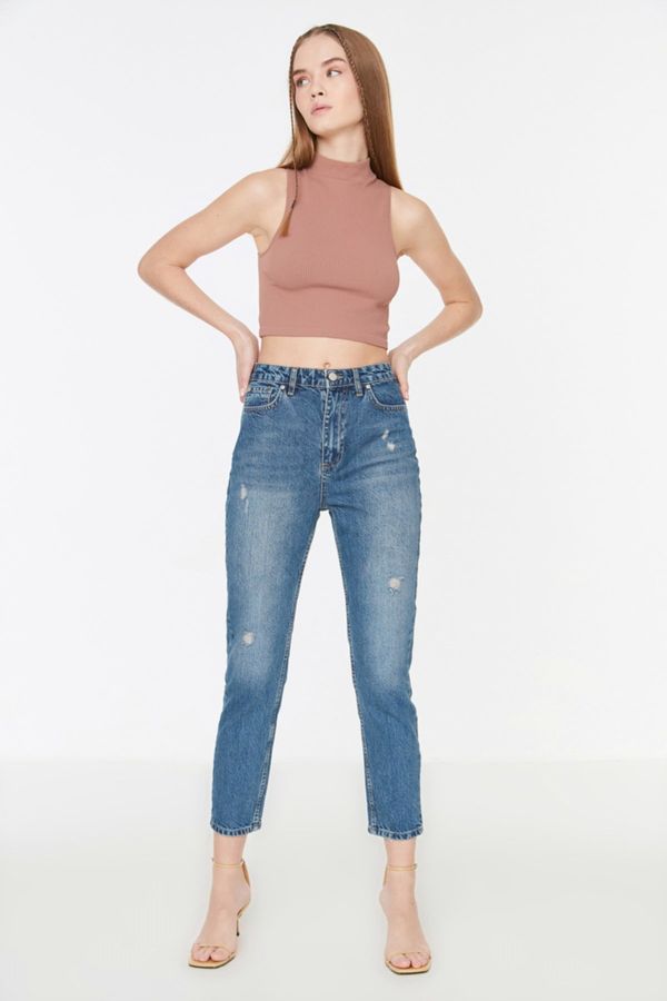 Trendyol Ženske traperice Trendyol Mom