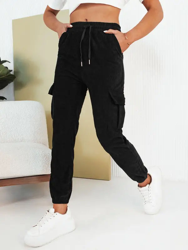 DStreet Ženske trenirke FLAYON granatne boje