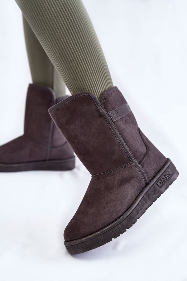 BIG STAR SHOES Ženske zimske čizme BIG STAR SHOES i521_22286