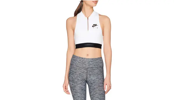 Nike Ženski bijeli kratki top Nike Sportswear