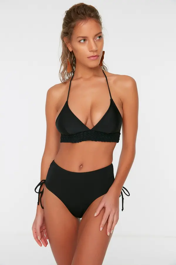 Trendyol Ženski bikini donji dio Trendyol TBESS20BA0240/BLACK