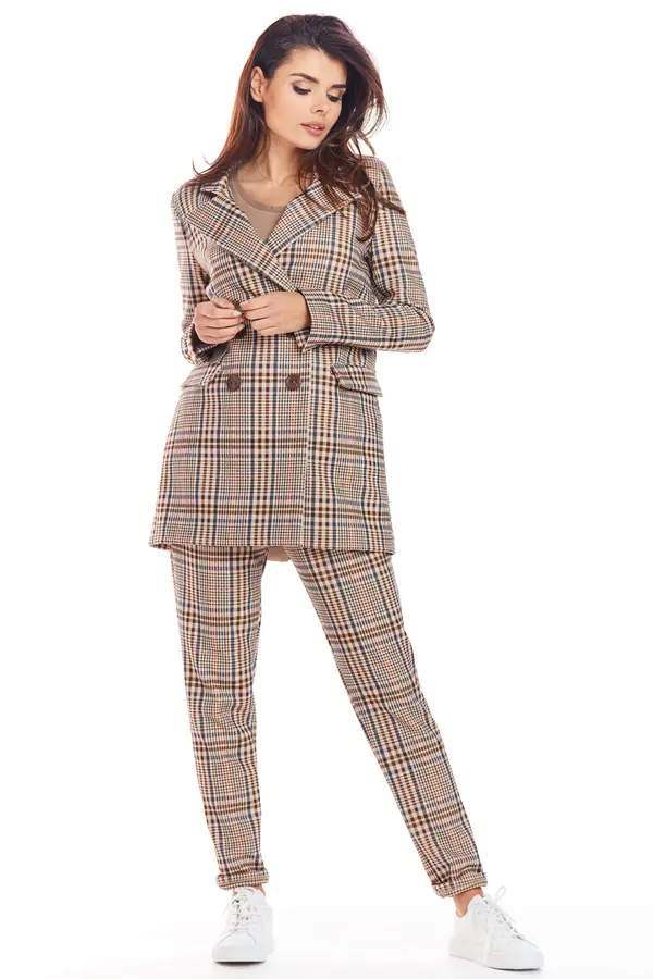 Awama Ženski blejzer Awama Checkered
