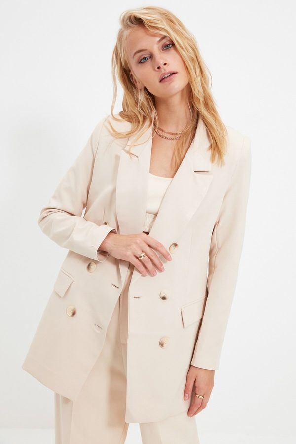 Trendyol Ženski blejzer Trendyol Button Detailed