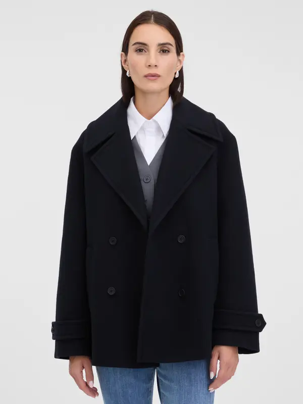 Orsay Ženski crni kratki kaput ORSAY