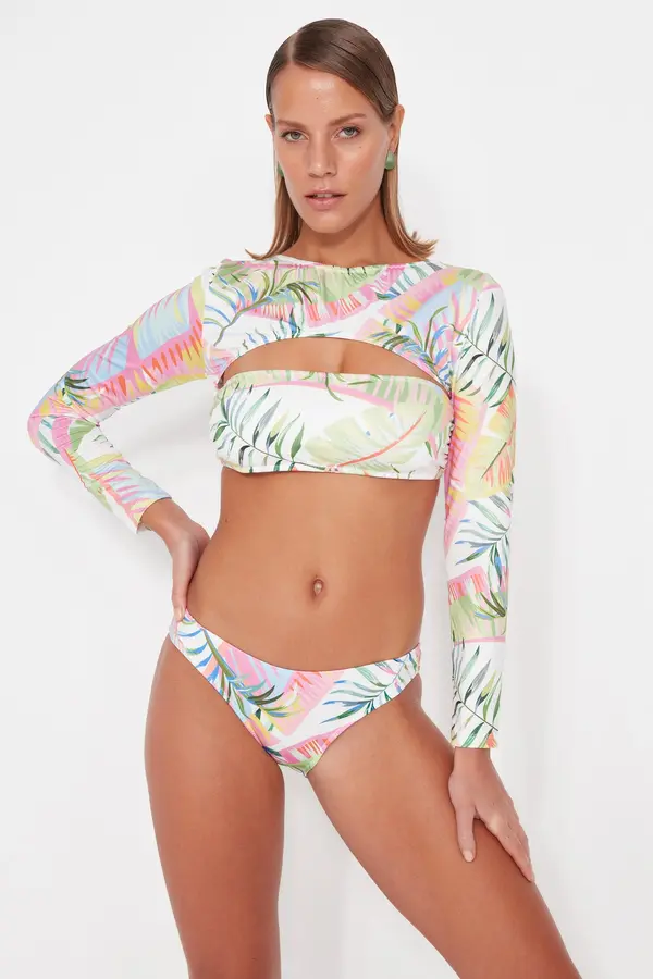 Trendyol Ženski donji dio bikinija Trendyol Patterned