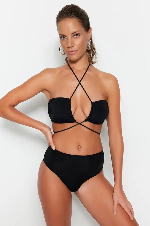 Trendyol Ženski kupaći kostim - donji dio Trendyol High Waist