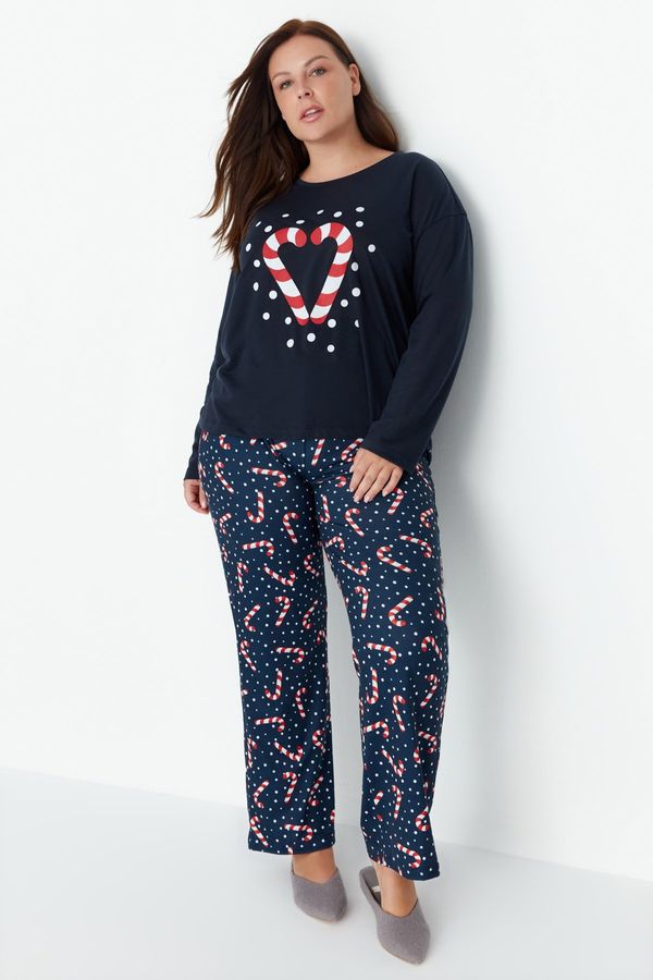 Trendyol Ženski pidžama set Trendyol Christmas