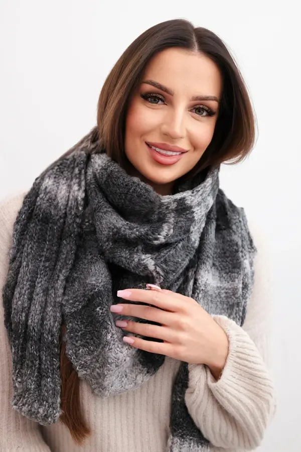 Kesi Ženski pleteni šal od mješavine vune