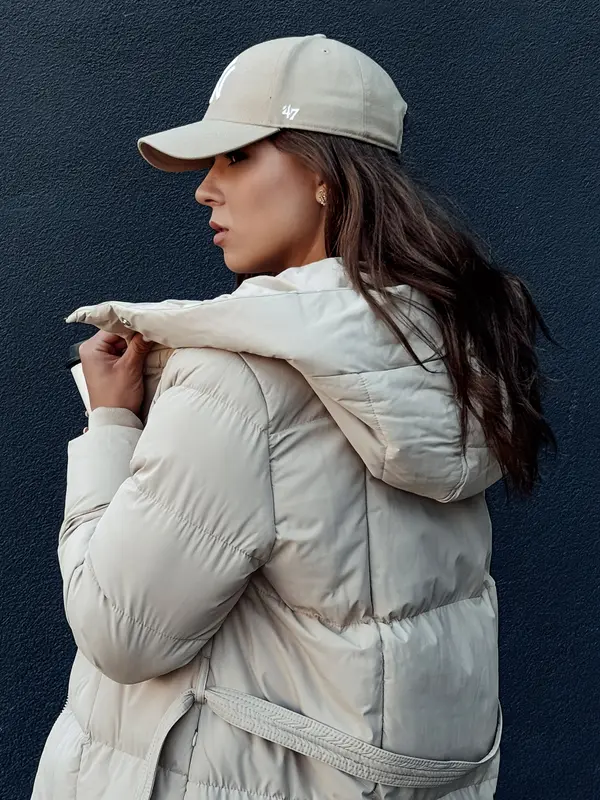 DStreet Ženski prošiveni kaput CLOUTIQUE, bež boje