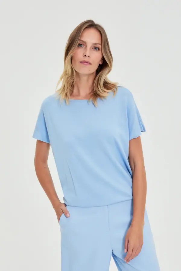 Marisse Ženski pulover Marisse L-SW-4904 plave boje