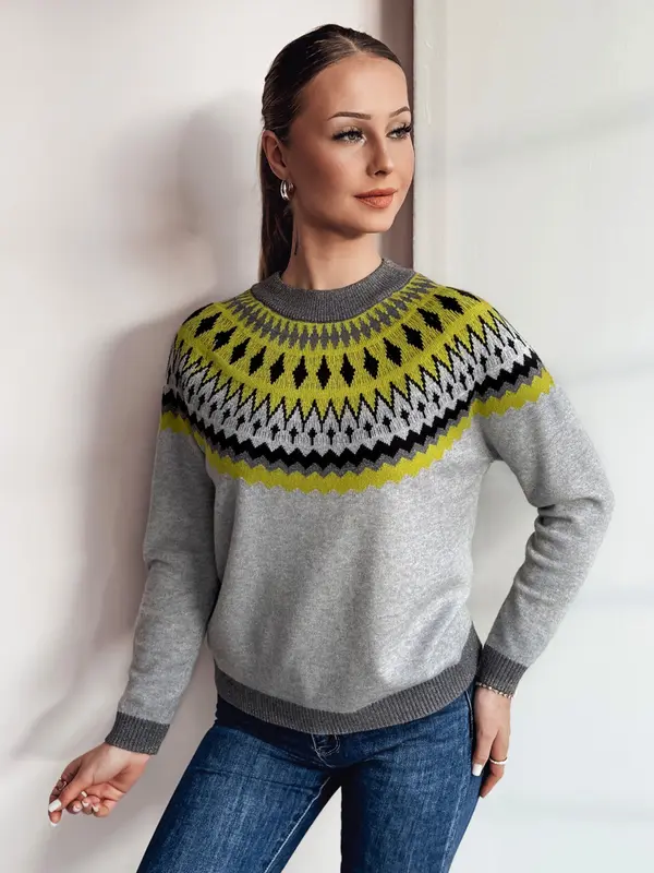 DStreet Ženski pulover RUBY GLOW u skandinavskom stilu